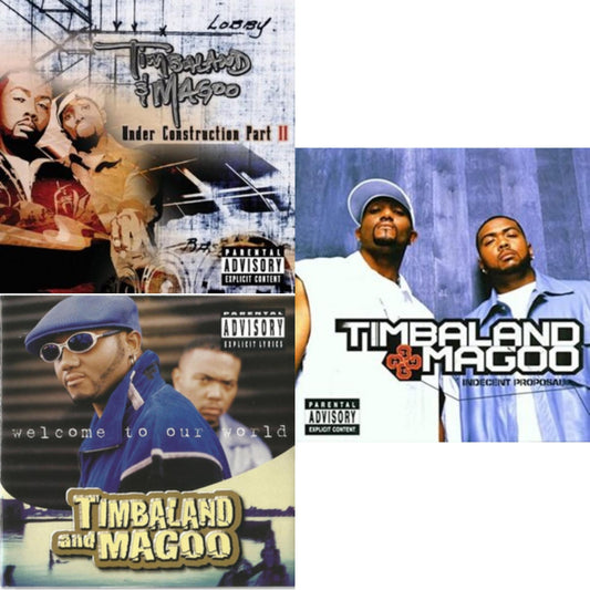 This is a 3 LP Vinyl SKU bundle.
1.This LP Vinyl is brand new.Format: LP VinylThis item's title is: Under Construction IiArtist: Timbaland & MagooLabel: BLACKGROUND RECORDSBarcode: 194690558023Release Date: 8/5/2022
2.This LP Vinyl is brand new.