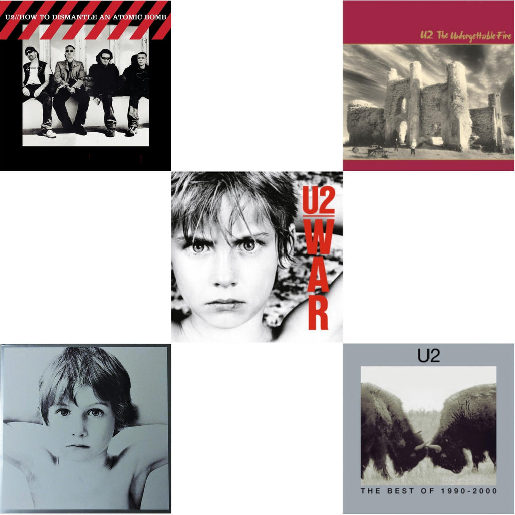 How To Dismantle An Atomic Bomb (20Th Anniversary) (2LP/180G) & Boy & War & Unforgettable Fire & Best Of 1990-2000 (2LP)