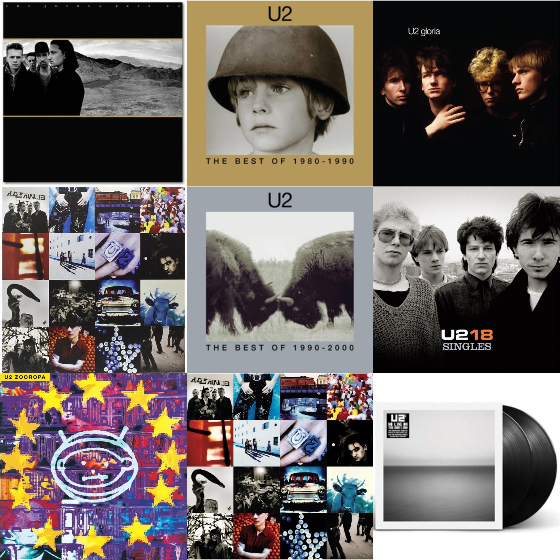 This is a 9 LP Vinyl SKU bundle.
1.This LP Vinyl is brand new.Format: LP VinylThis item's title is: Joshua TreeArtist: U2Barcode: 602557498448Release Date: 6/2/2017
2.This LP Vinyl is brand new.