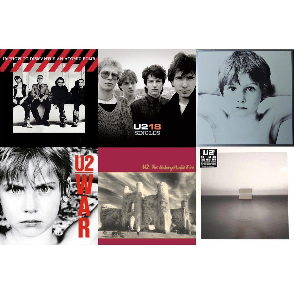 How To Dismantle An Atomic Bomb (20Th Anniversary) (2LP/180G) & U218 Singles & Boy & War & Unforgettable Fire & No Line On The Horizon (2 LP)