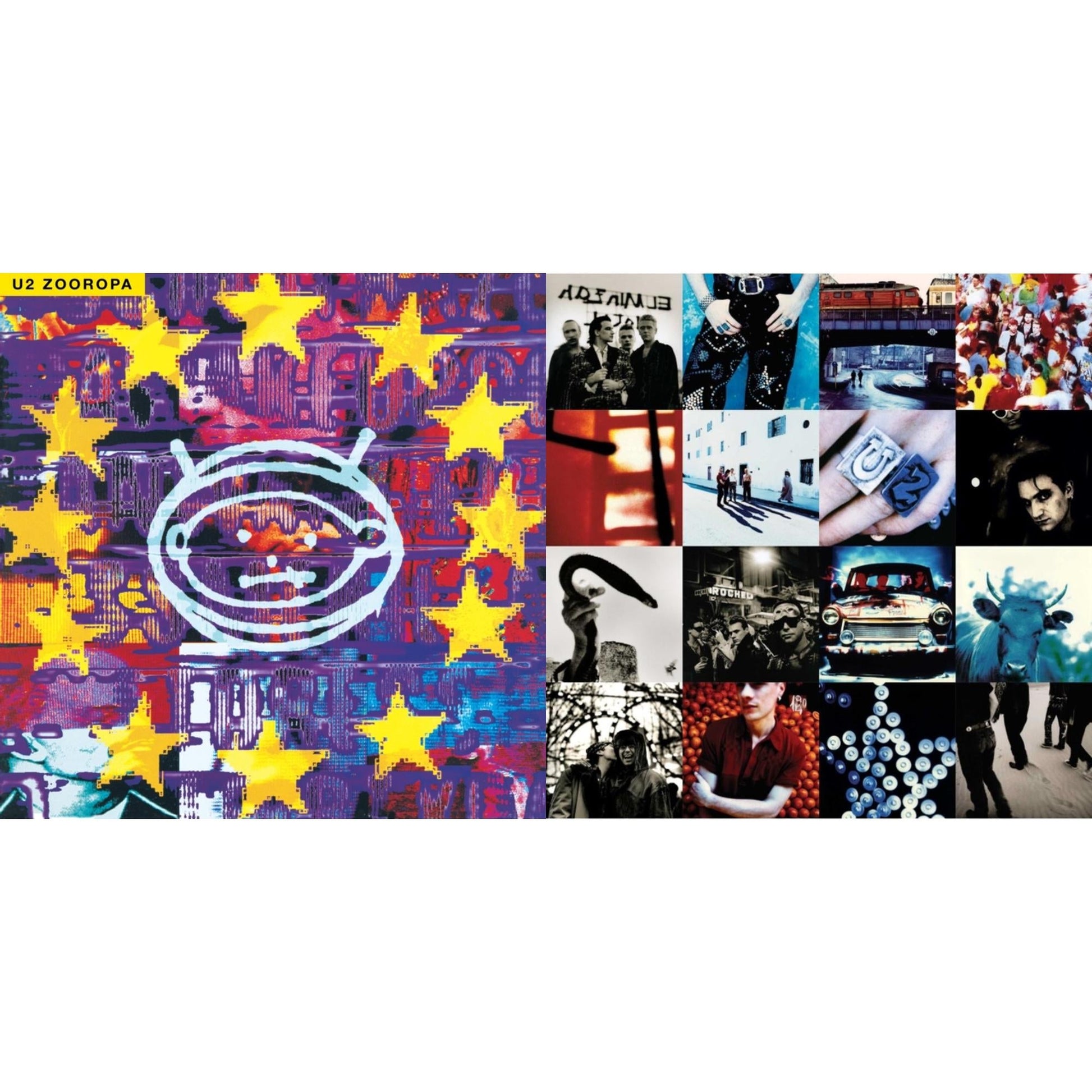 This is a 2 LP Vinyl SKU bundle.
1.This LP Vinyl is brand new.Format: LP VinylMusic Style: Alternative RockThis item's title is: Zooropa (Transparent Yellow/2LP)Artist: U2Label: ISLANDBarcode: 602455992598Release Date: 10/20/2023
2.This LP Vinyl is brand new.