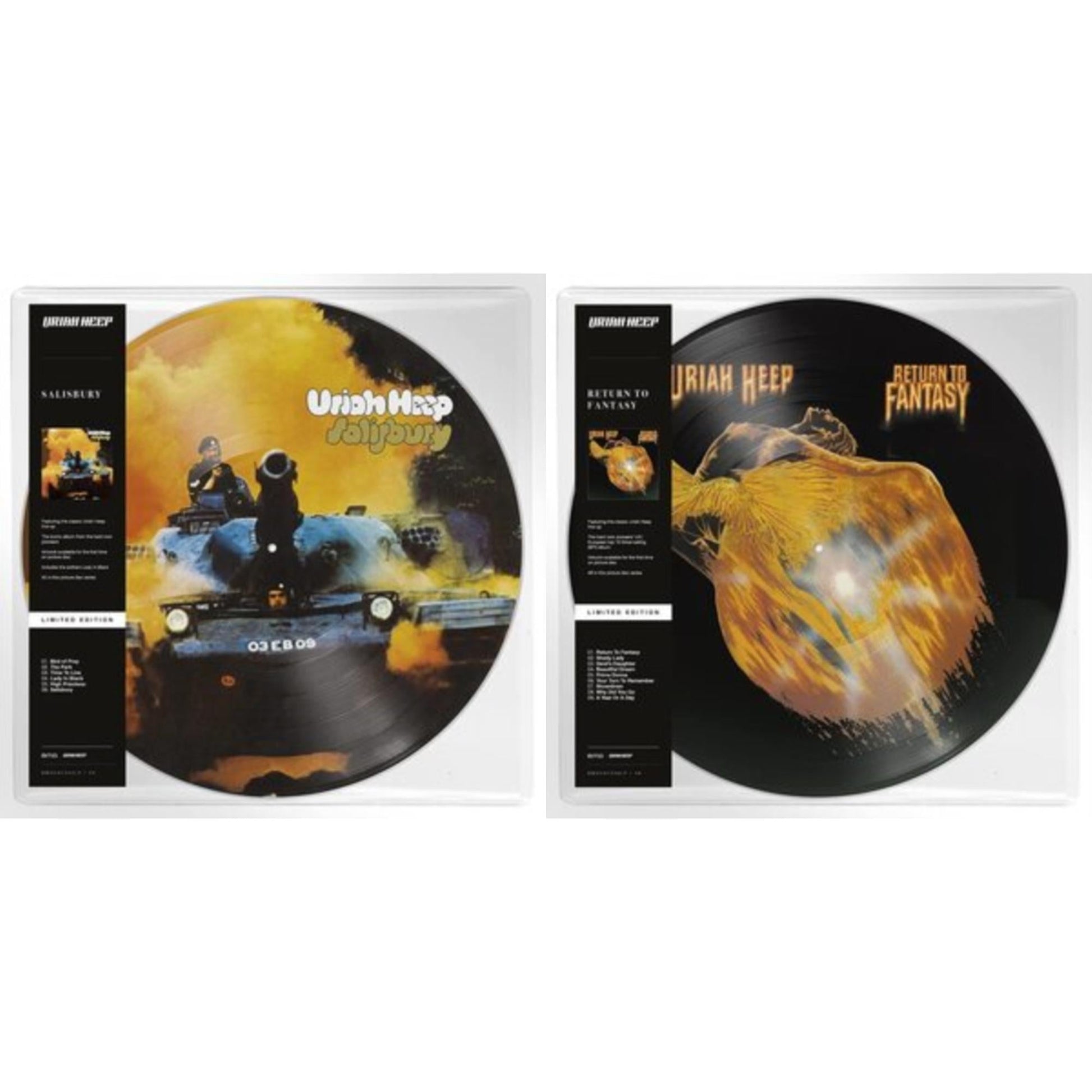 This is a 2 LP Vinyl SKU bundle.
1.This LP Vinyl is brand new.Format: LP VinylMusic Style: Hard RockThis item's title is: Salisbury (Picture Disc)Artist: Uriah HeepLabel: SANCTUARY RECORDSBarcode: 4050538689792Release Date: 1/28/2022
2.This LP Vinyl is brand new.