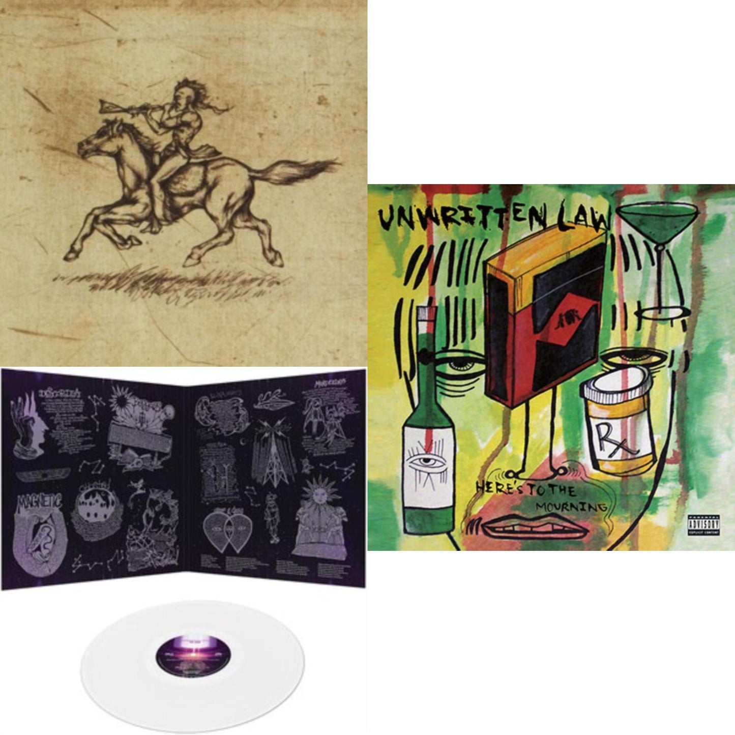 This is a 3 LP Vinyl SKU bundle.
1.This LP Vinyl is brand new.Format: LP VinylThis item's title is: From Music In High Places (Gold LP Vinyl/180G)Artist: Unwritten LawBarcode: 8719262028609Release Date: 11/24/2023
2.This LP Vinyl is brand new.