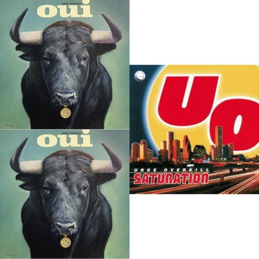 This is a 3 LP Vinyl SKU bundle.
1.This LP Vinyl is brand new.Format: LP VinylThis item's title is: Oui (Green LP Vinyl)Artist: Urge OverkillLabel:  OMNIVORE ENTERTAINMENT GROUPBarcode: 810075112160Release Date: 10/7/2022
2.This LP Vinyl is brand new.