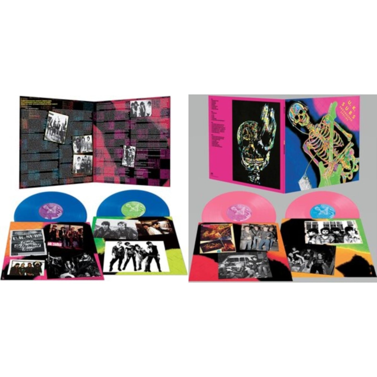 This is a 2 LP Vinyl SKU bundle.
1.This LP Vinyl is brand new.Format: LP VinylMusic Style: PunkThis item's title is: Endangered Species (Translucent Blue LP Vinyl)Artist: Uk SubsLabel: CLEOPATRABarcode: 889466258510Release Date: 4/15/2022
2.This LP Vinyl is brand new.