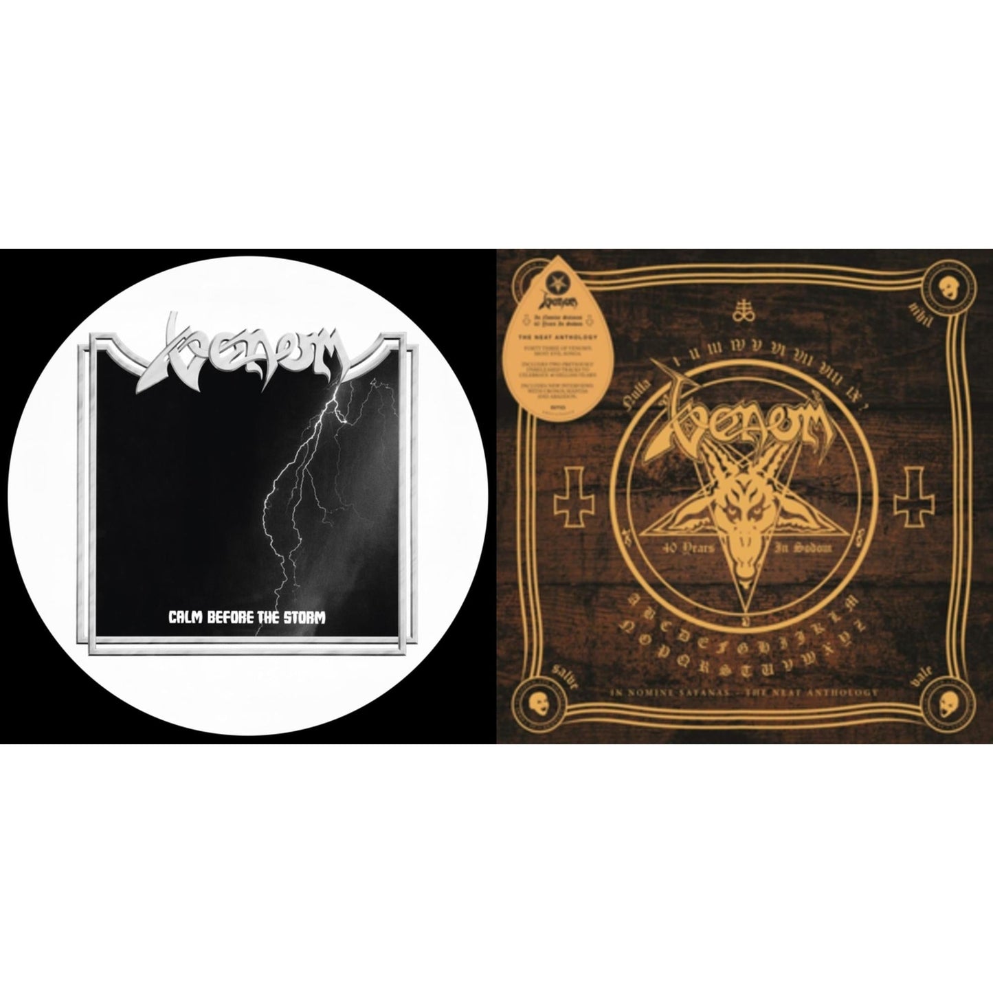 This is a 2 LP Vinyl SKU bundle.
1.This LP Vinyl is brand new.Format: LP VinylThis item's title is: Calm Before The StormArtist: VenomLabel: BACK ON BLACKBarcode: 803343265217Release Date: 2/19/2021
2.This LP Vinyl is brand new.