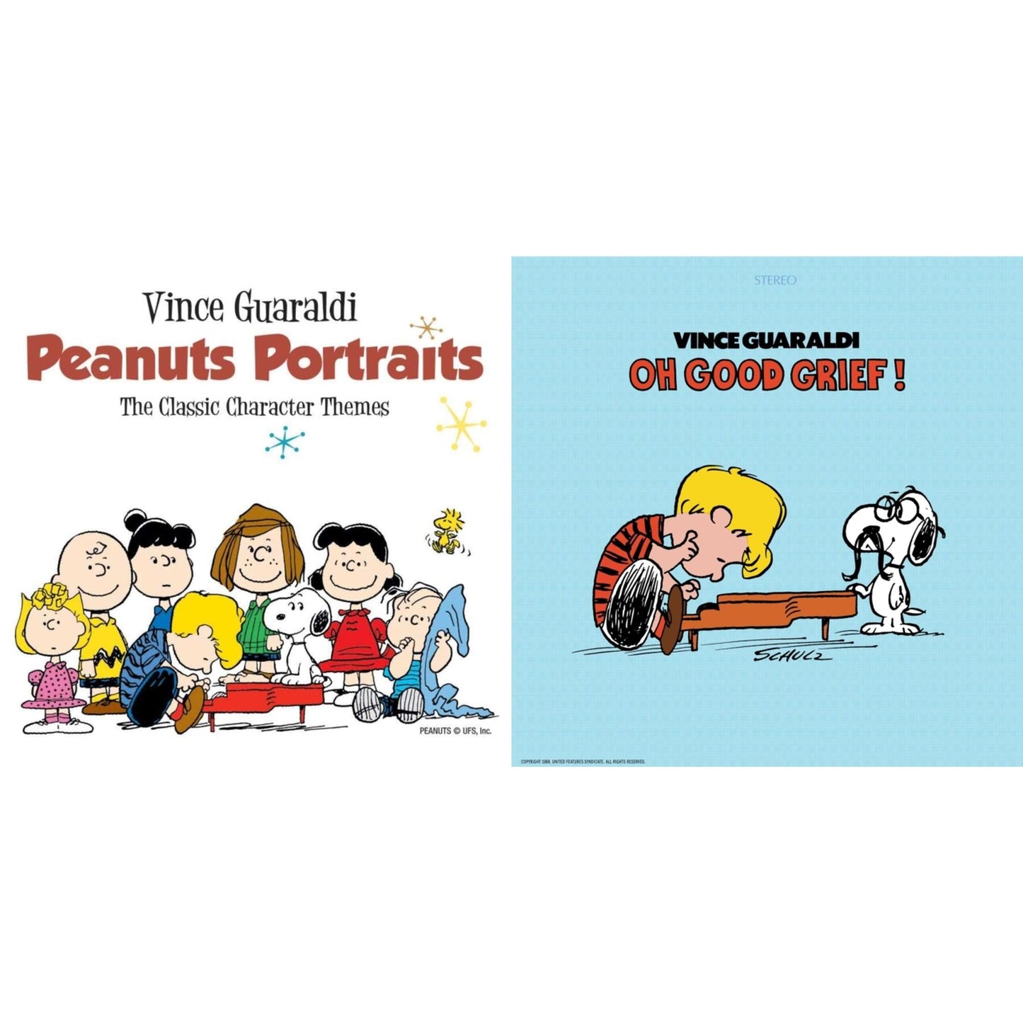 This is a 2 LP Vinyl SKU bundle.
1.This LP Vinyl is brand new.Format: LP VinylThis item's title is: Peanuts PortraitsArtist: Vince GuaraldiLabel: CRAFT RECORDINGSBarcode: 888072183926Release Date: 8/21/2020
2.This LP Vinyl is brand new.