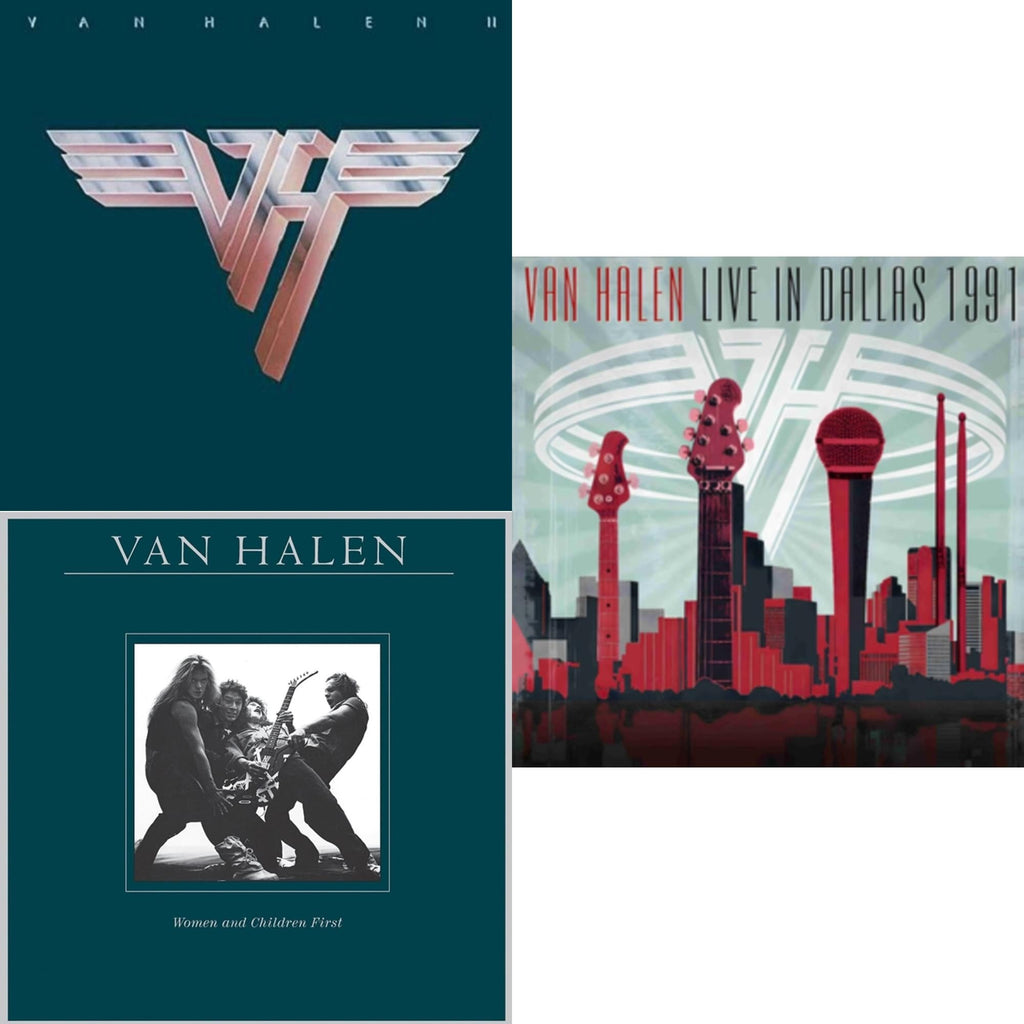 Van Halen Ii (180G/Remastered) & Women & Children First & Live In Dallas 1991 (X) (2LP)