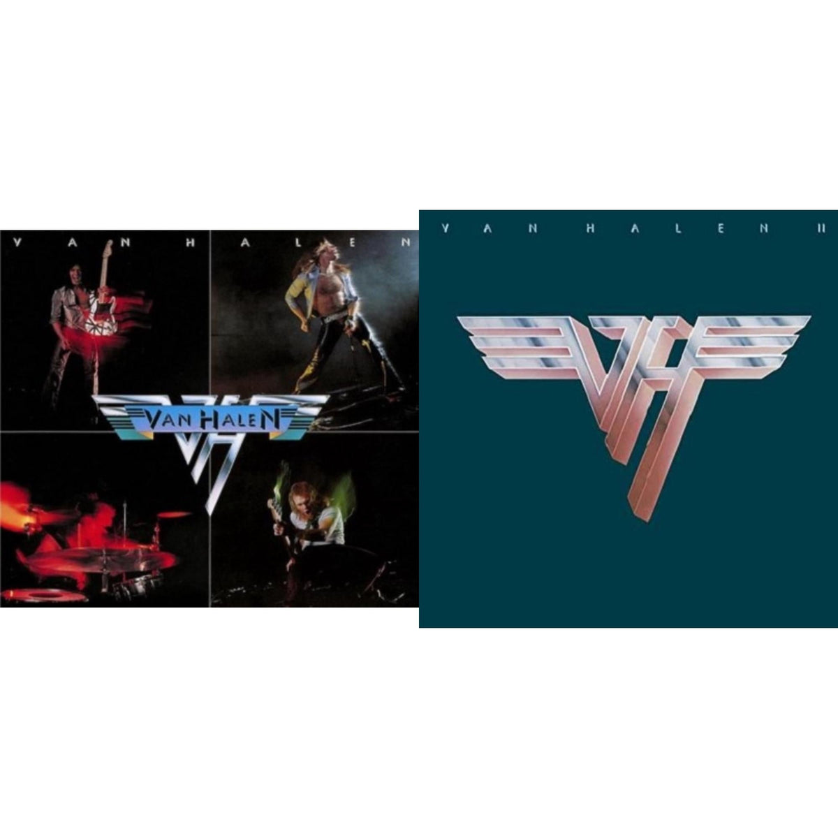 Van Halen - Van Halen Ii (180G/Remastered) & Van Halen (Digitally Remastered) - LP Vinyl Bundle