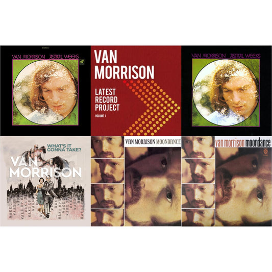 This is a 6 LP Vinyl SKU bundle.
1.This LP Vinyl is brand new.Format: LP VinylMusic Style: Classic RockThis item's title is: Astral Weeks (Olive LP Vinyl) (Rocktober)Artist: Van MorrisonLabel: Warner RecordsBarcode: 081227827304Release Date: 10/6/2023
2.This LP Vinyl is brand new.