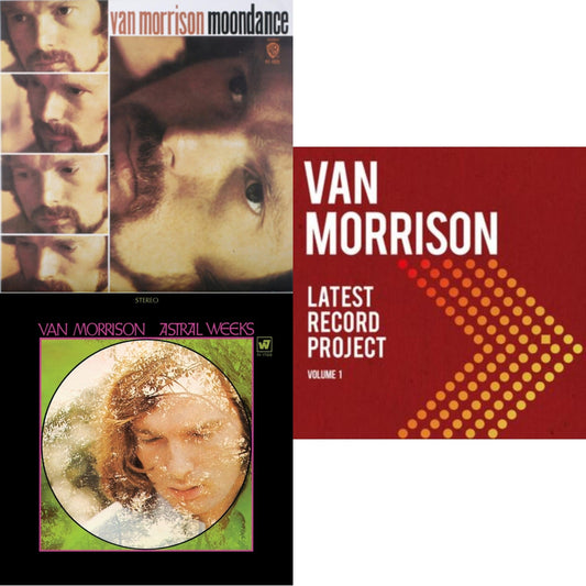 This is a 3 LP Vinyl SKU bundle.
1.This LP Vinyl is brand new.Format: LP VinylMusic Style: Rhythm & BluesThis item's title is: MoondanceArtist: Van MorrisonLabel: RHINO/WARNER BROS.Barcode: 081227990701Release Date: 12/30/2008
2.This LP Vinyl is brand new.