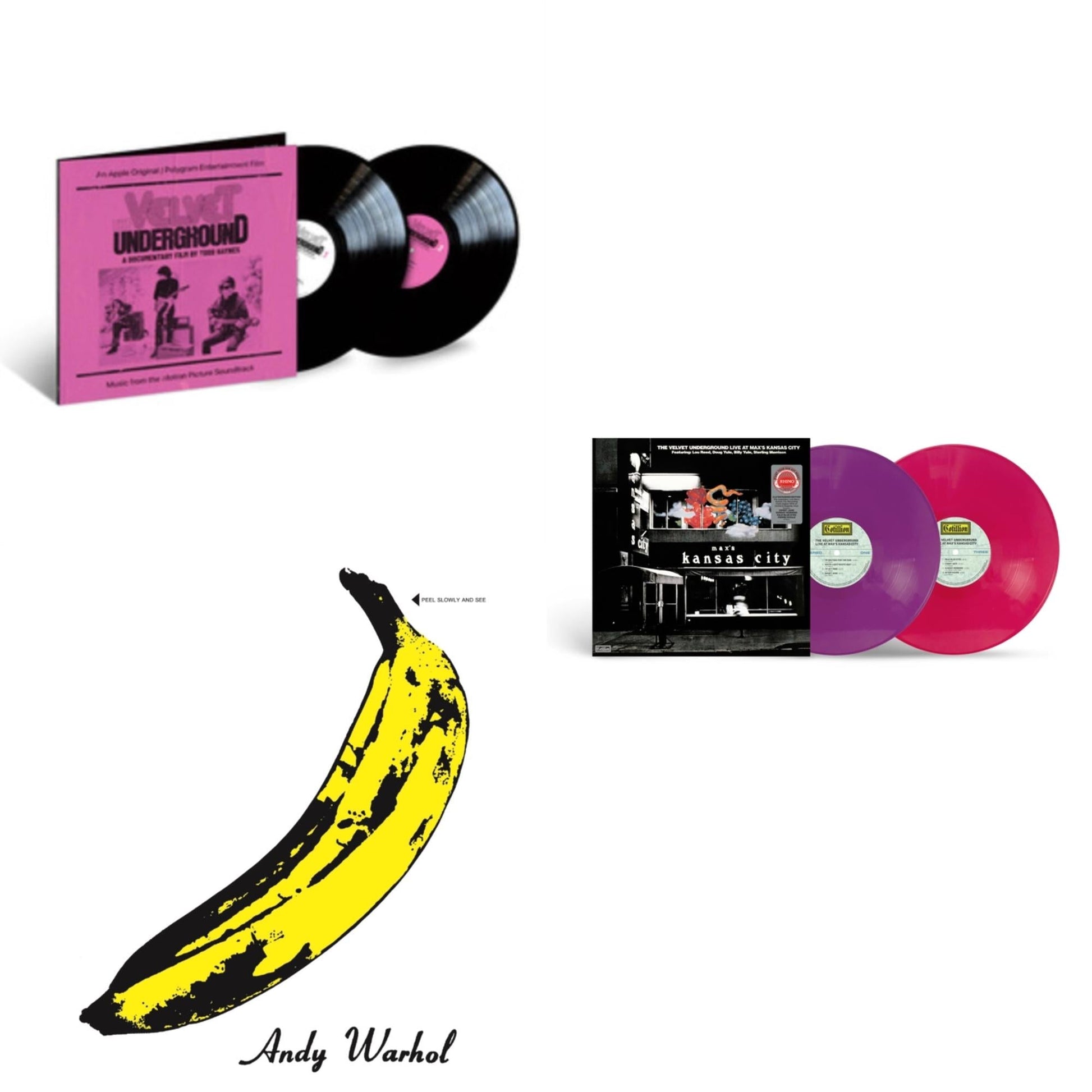 This is a 3 LP Vinyl SKU bundle.
1.This LP Vinyl is brand new.Format: LP VinylMusic Style: SoundtrackThis item's title is: Velvet Underground: A Documentary Film By Todd Haynes (2LP)Artist: Velvet UndergroundLabel: POLYDORBarcode: 602438614462Release Date: 4/15/2022
2.