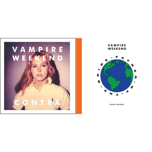 This is a 2 LP Vinyl SKU bundle.
1.This LP Vinyl is brand new.Format: LP VinylMusic Style: Alternative RockThis item's title is: ContraArtist: Vampire WeekendLabel: XL RECORDINGSBarcode: 634904042912Release Date: 1/12/2010
2.This LP Vinyl is brand new.