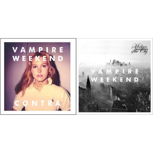 This is a 2 LP Vinyl SKU bundle.
1.This LP Vinyl is brand new.Format: LP VinylMusic Style: Alternative RockThis item's title is: ContraArtist: Vampire WeekendLabel: XL RECORDINGSBarcode: 634904042912Release Date: 1/12/2010
2.This LP Vinyl is brand new.