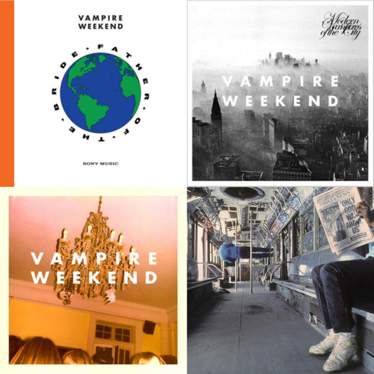 This is a 4 LP Vinyl SKU bundle.
1.This LP Vinyl is brand new.Format: LP VinylMusic Style: Deep HouseThis item's title is: Father Of The Bride (2LP/140G)Artist: Vampire WeekendLabel: COLUMBIABarcode: 190759301418Release Date: 5/3/2019
2.This LP Vinyl is brand new.