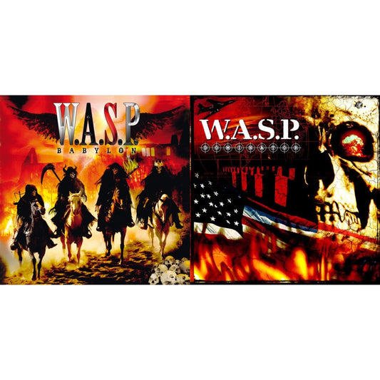 This is a 2 LP Vinyl SKU bundle.
1.This LP Vinyl is brand new.Format: LP VinylMusic Style: Heavy MetalThis item's title is: Babylon (Gatefold)Artist: W.A.S.P.Label: Napalm RecordsBarcode: 840588103386Release Date: 1/3/2022
2.This LP Vinyl is brand new.