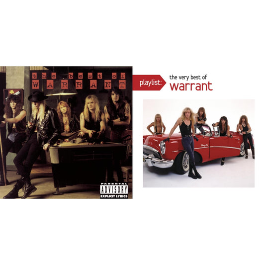 This is a 2 CD SKU bundle.
1.This CD is brand new.Format: CDMusic Style: Hard RockThis item's title is: Best Of WarrantArtist: WarrantLabel: LegacyBarcode: 074646477526Release Date: 4/2/1996
2.This CD is brand new.