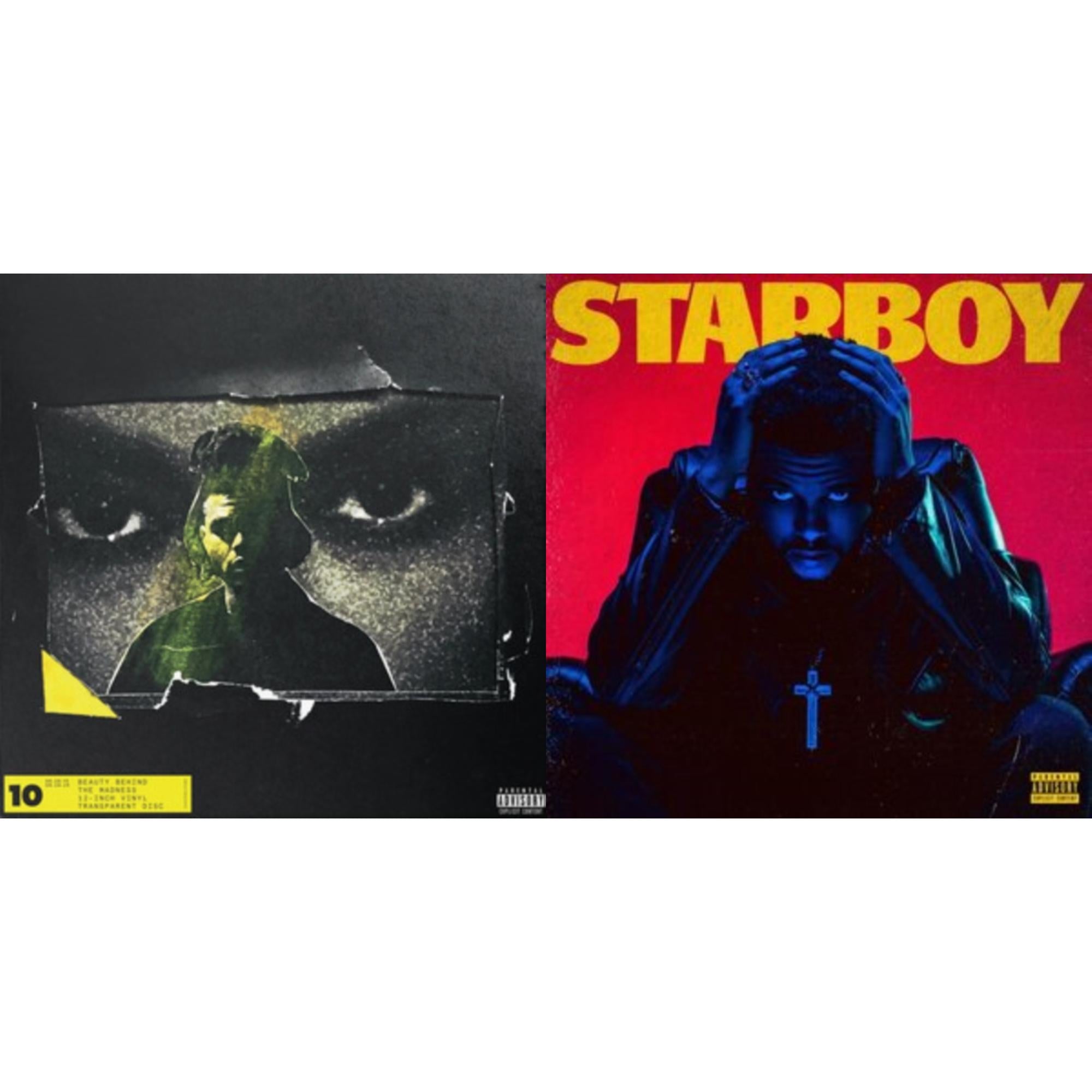 Beauty Behind The Madness (X) (10Th Anniversary) (Transparent Vinyl/2LP) & Starboy (2LP/Translucent Red Vinyl/Gatefold)