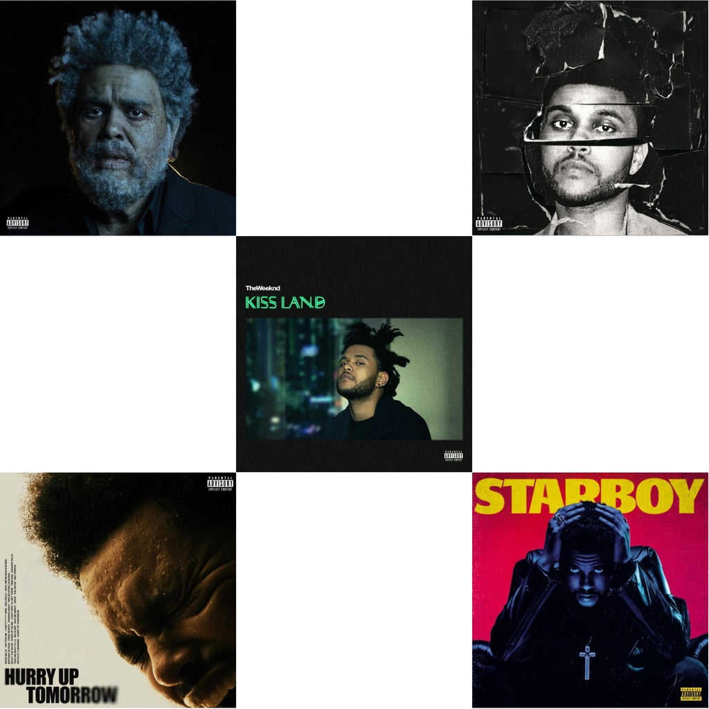 Dawn Fm (X) & Hurry Up Tomorrow (X) (Ost) (2CD) & Kiss Land & Beauty Behind The Madness (X) & Starboy (Ex)