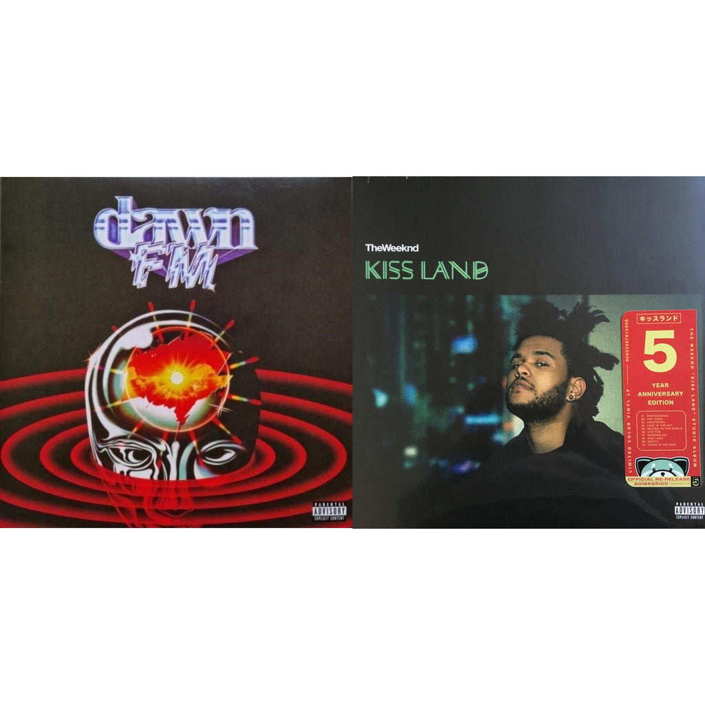Dawn Fm (Version 2) (Translucent Silver LP Vinyl) & Kiss Land (2LP/Seaglass Vinyl)
