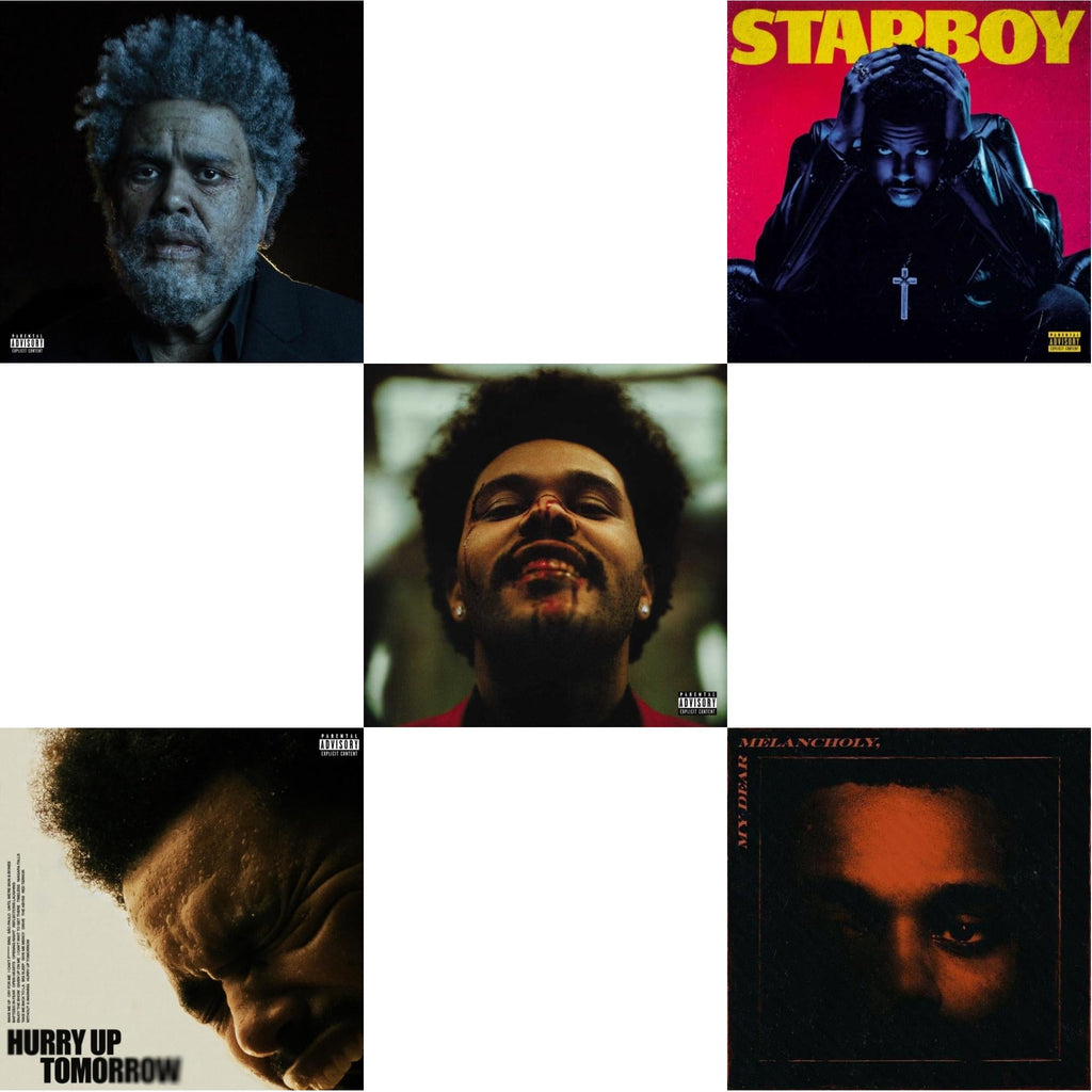 Dawn Fm (X) & Hurry Up Tomorrow (X) (Ost) (2CD) & After Hours (X) & Starboy (Ex) & My Dear Melancholy