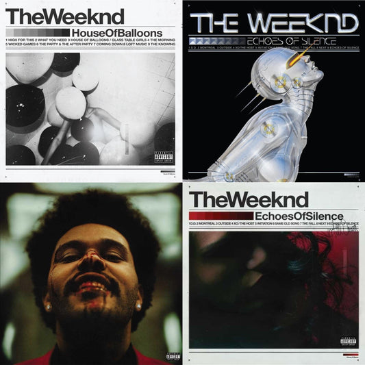 This is a 4 LP Vinyl SKU bundle.
1.This LP Vinyl is brand new.Format: LP VinylMusic Style: Contemporary R&BThis item's title is: House Of Balloons (10Th Anniversary) (2LP)Artist: WeekndLabel: REPUBLIC/XO RECORDSBarcode: 602438095018Release Date: 2/11/2022
2.