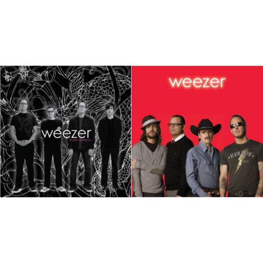 This is a 2 LP Vinyl SKU bundle.
1.This LP Vinyl is brand new.Format: LP VinylMusic Style: Alternative RockThis item's title is: Make BelieveArtist: WeezerLabel: Geffen RecordsBarcode: 602547945440Release Date: 10/28/2016
2.This LP Vinyl is brand new.