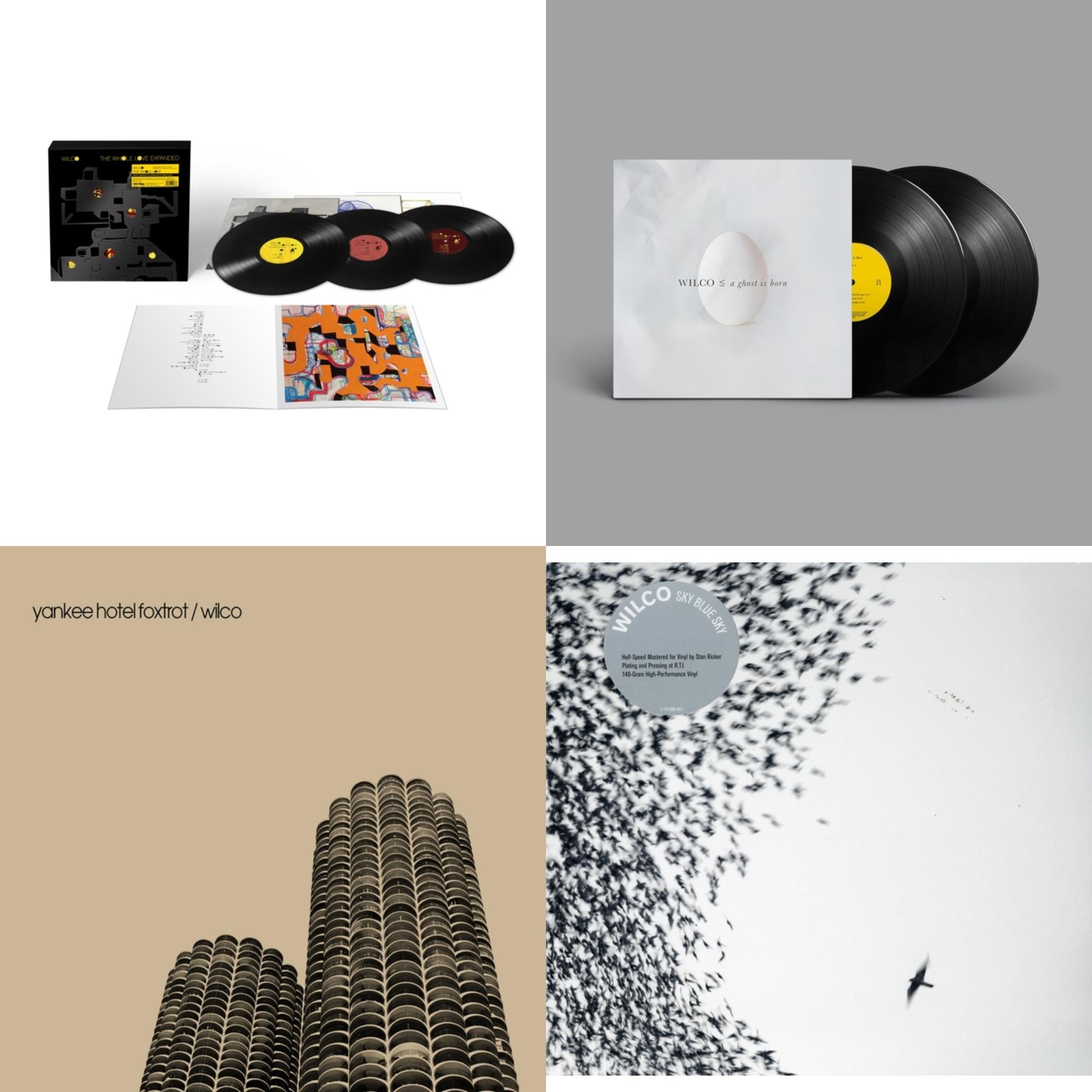 Whole Love Expanded (3LP/140G) & Ghost Is Born (2LP) & Yankee Hotel Foxtrot (2022 Remaster/2LP) & Sky Blue Sky