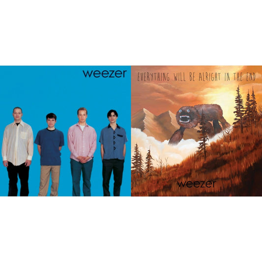 This is a 2 LP Vinyl SKU bundle.
1.This LP Vinyl is brand new.Format: LP VinylMusic Style: Power PopThis item's title is: Weezer (Blue Album)Artist: WeezerLabel: GEFFENBarcode: 602547945396Release Date: 10/28/2016
2.This LP Vinyl is brand new.