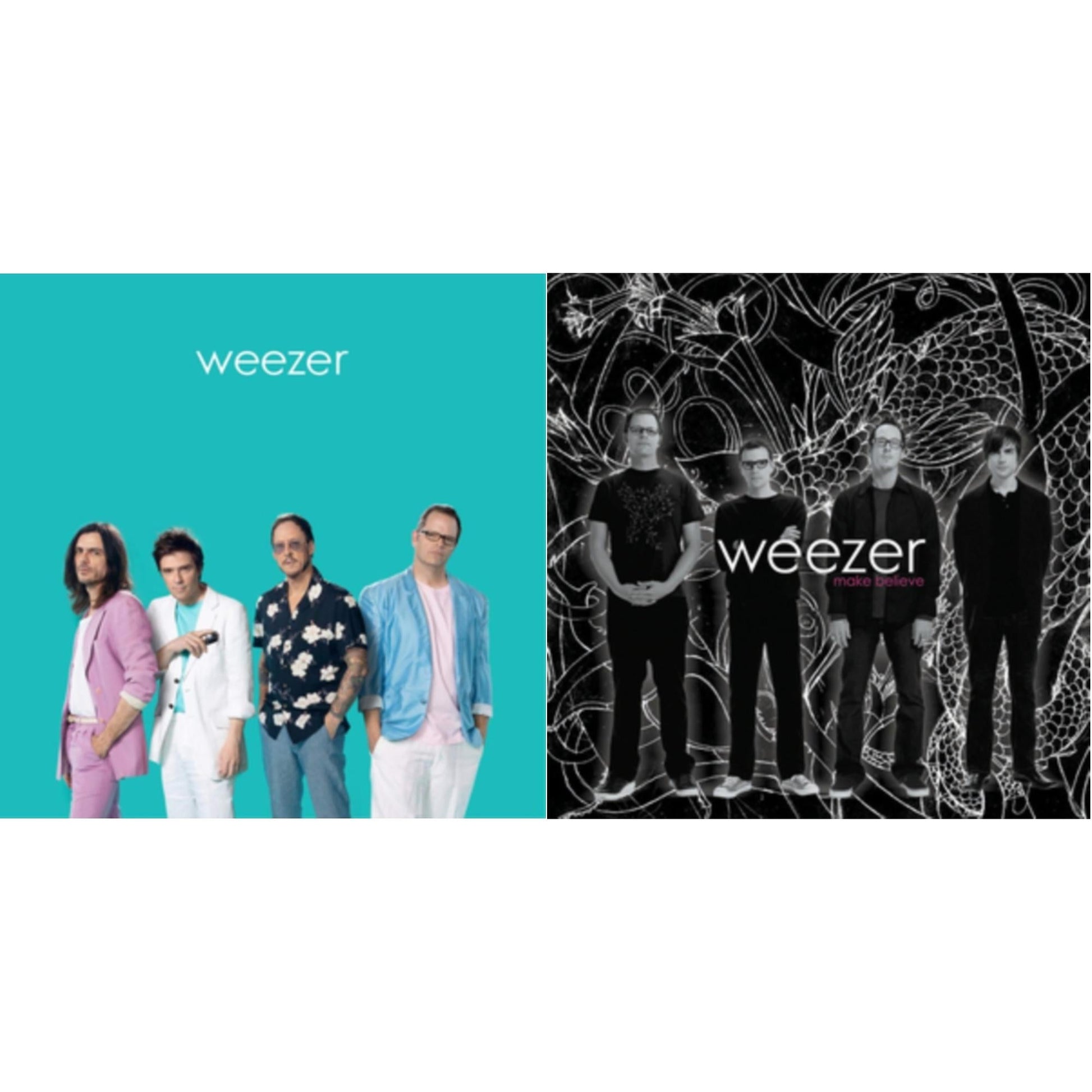 This is a 2 LP Vinyl SKU bundle.
1.This LP Vinyl is brand new.Format: LP VinylMusic Style: Alternative RockThis item's title is: Weezer: Teal AlbumArtist: WeezerLabel: CRUSH MUSICBarcode: 075678652691Release Date: 5/17/2019
2.This LP Vinyl is brand new.