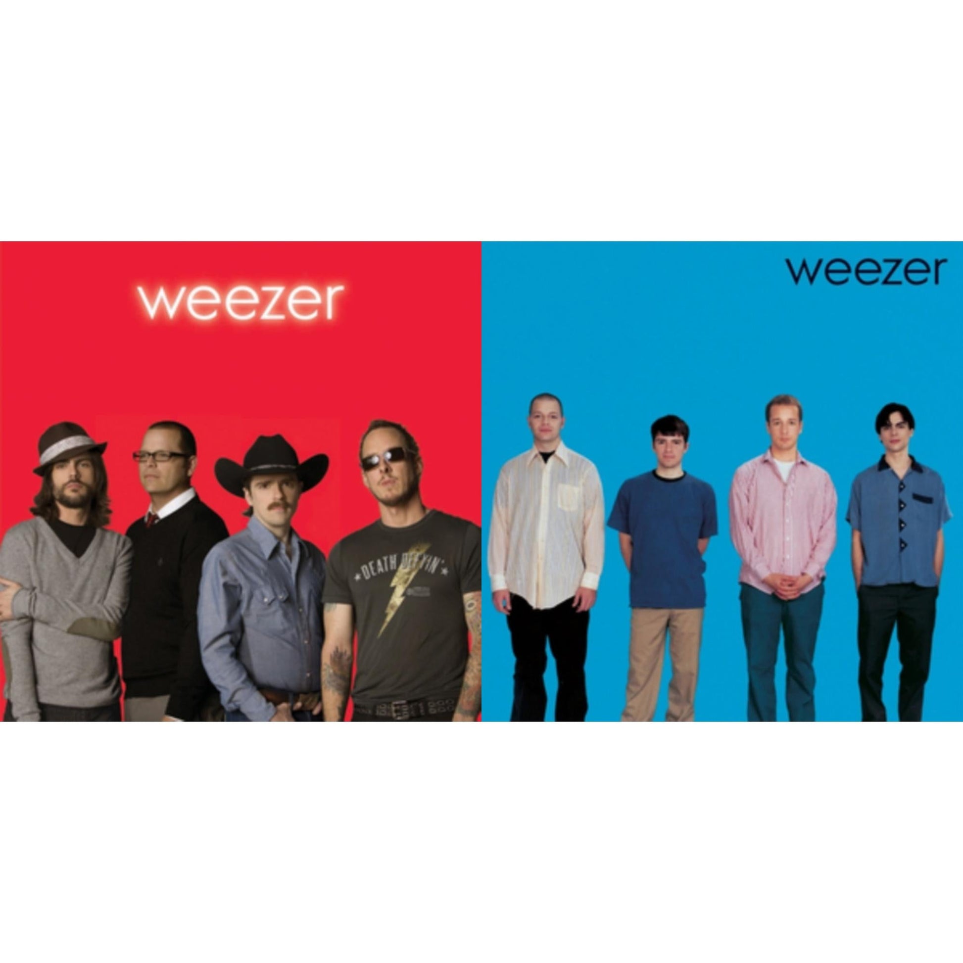 This is a 2 LP Vinyl SKU bundle.
1.This LP Vinyl is brand new.Format: LP VinylMusic Style: Alternative RockThis item's title is: Weezer (Red Album)Artist: WeezerLabel: Geffen RecordsBarcode: 602547945457Release Date: 10/28/2016
2.This LP Vinyl is brand new.