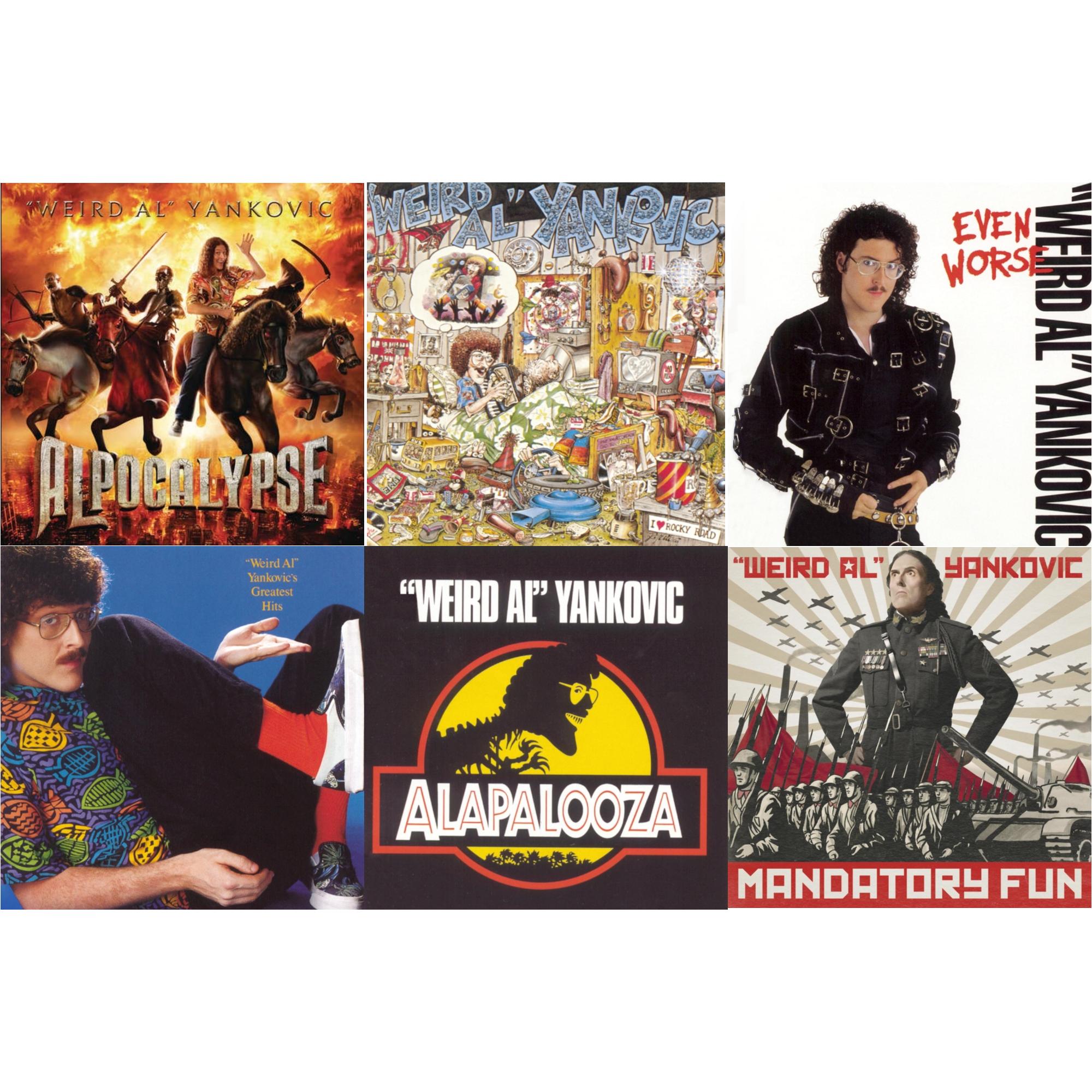 Alpocalypse & Weird Al Yankovic & Even Worse & Greatest Hits & Alapalooza & Mandatory Fun