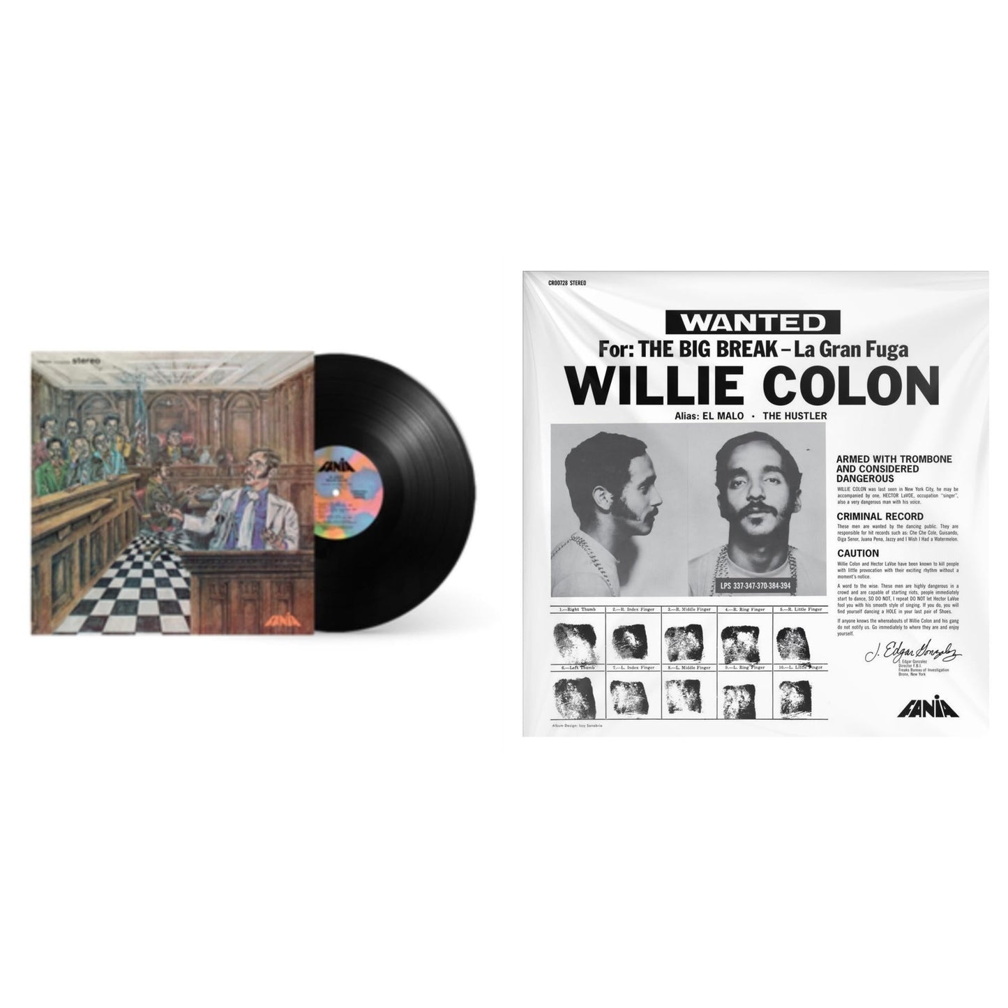 This is a 2 LP Vinyl SKU bundle.
1.This LP Vinyl is brand new.Format: LP VinylMusic Style: SalsaThis item's title is: El Juicio (50Th Anniversary Edition)Artist: Willie ColonLabel: CRAFT RECORDINGSBarcode: 888072426153Release Date: 1/6/2023
2.This LP Vinyl is brand new.