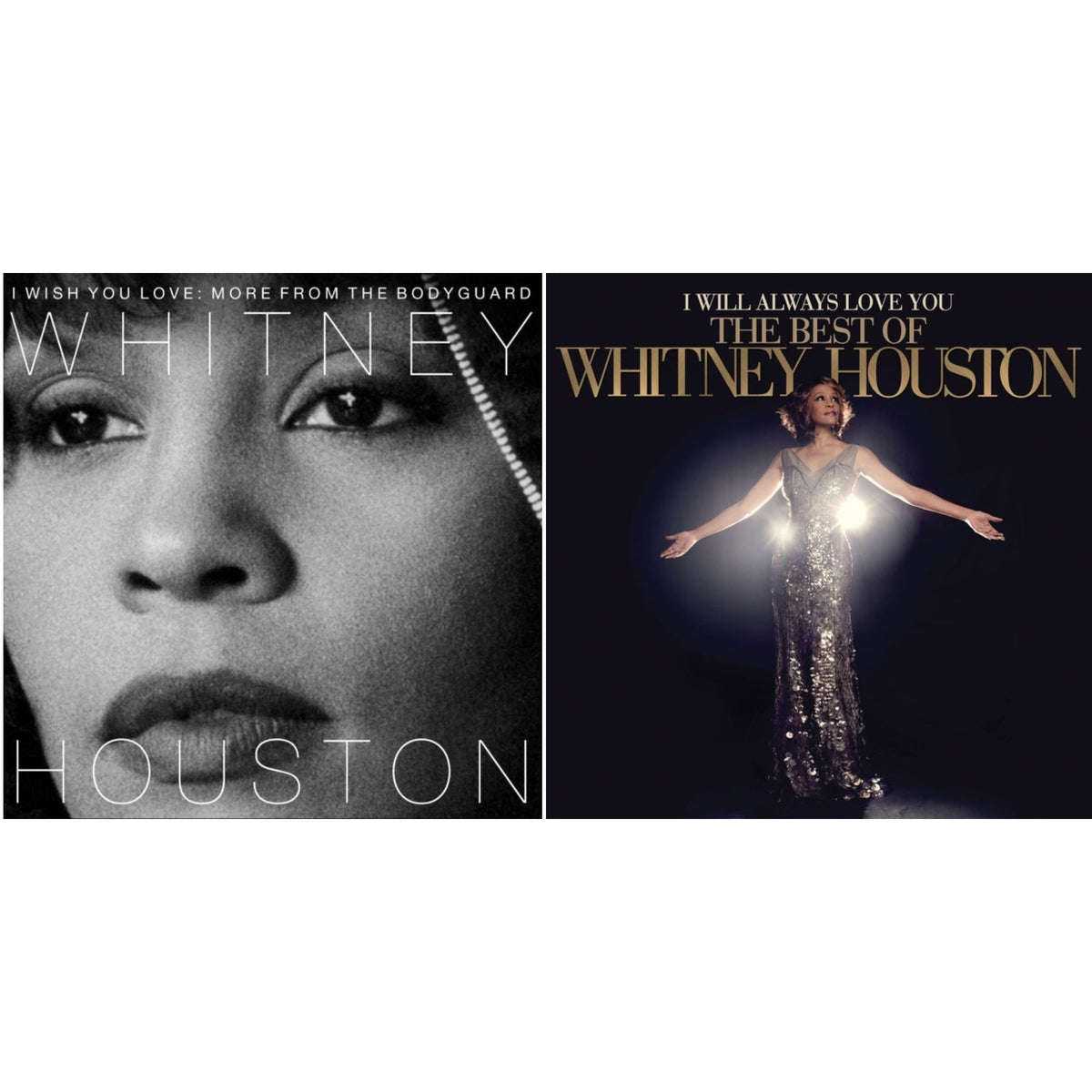 I Will Always Love You: The Best Of Whitney Houston (2LP) & I Wish You Love: More From The Bodyguard (150G/Purple LP Vinyl)