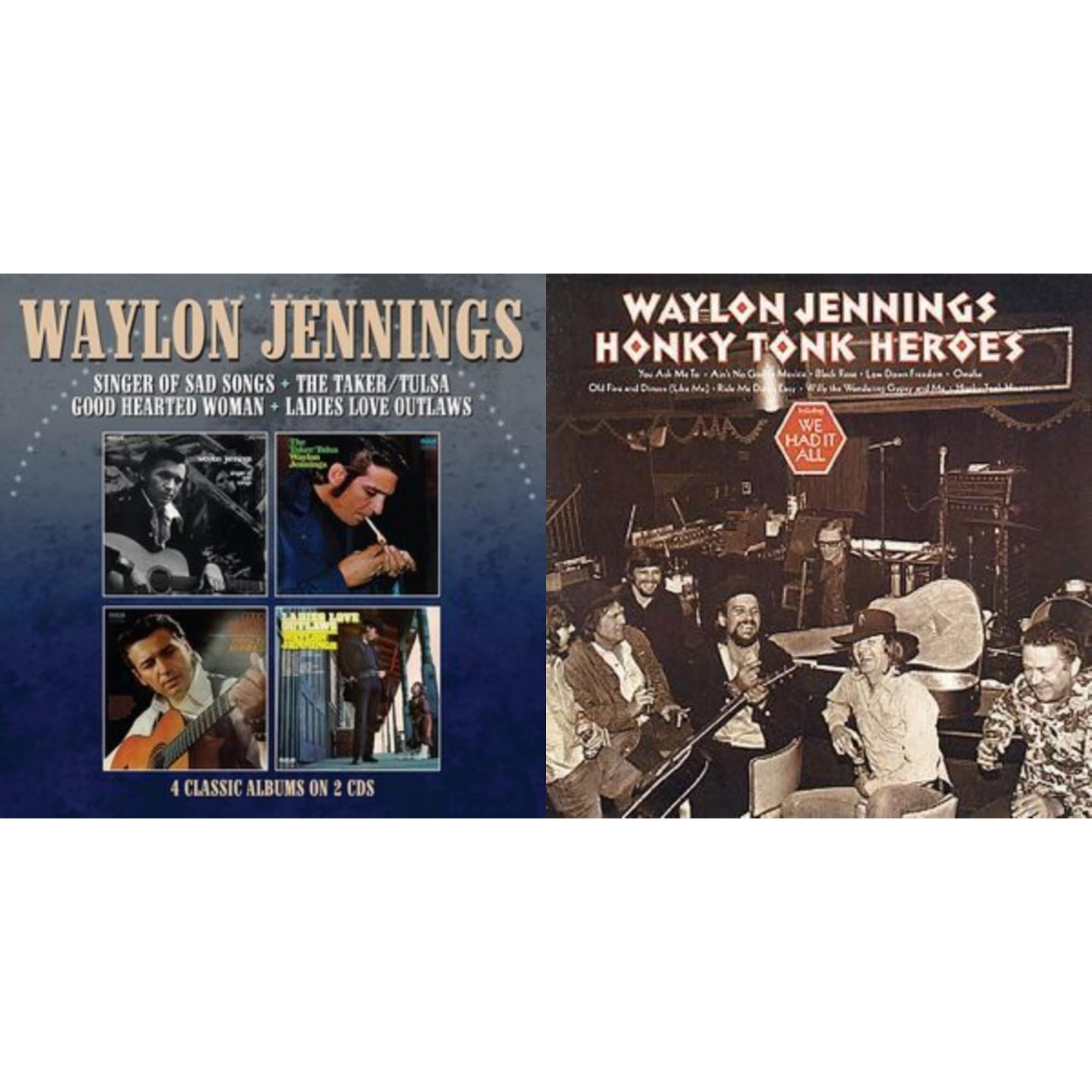 This is a 2 CD SKU bundle.
1.This CD is brand new.Format: CDThis item's title is: Singer Of Sad Songs / The Taker-Tulsa / Good Hearted Woman / Ladies Love OutlawsArtist: Waylon JenningsBarcode: 5013929800021Release Date: 7/16/2021
2.This CD is brand new.