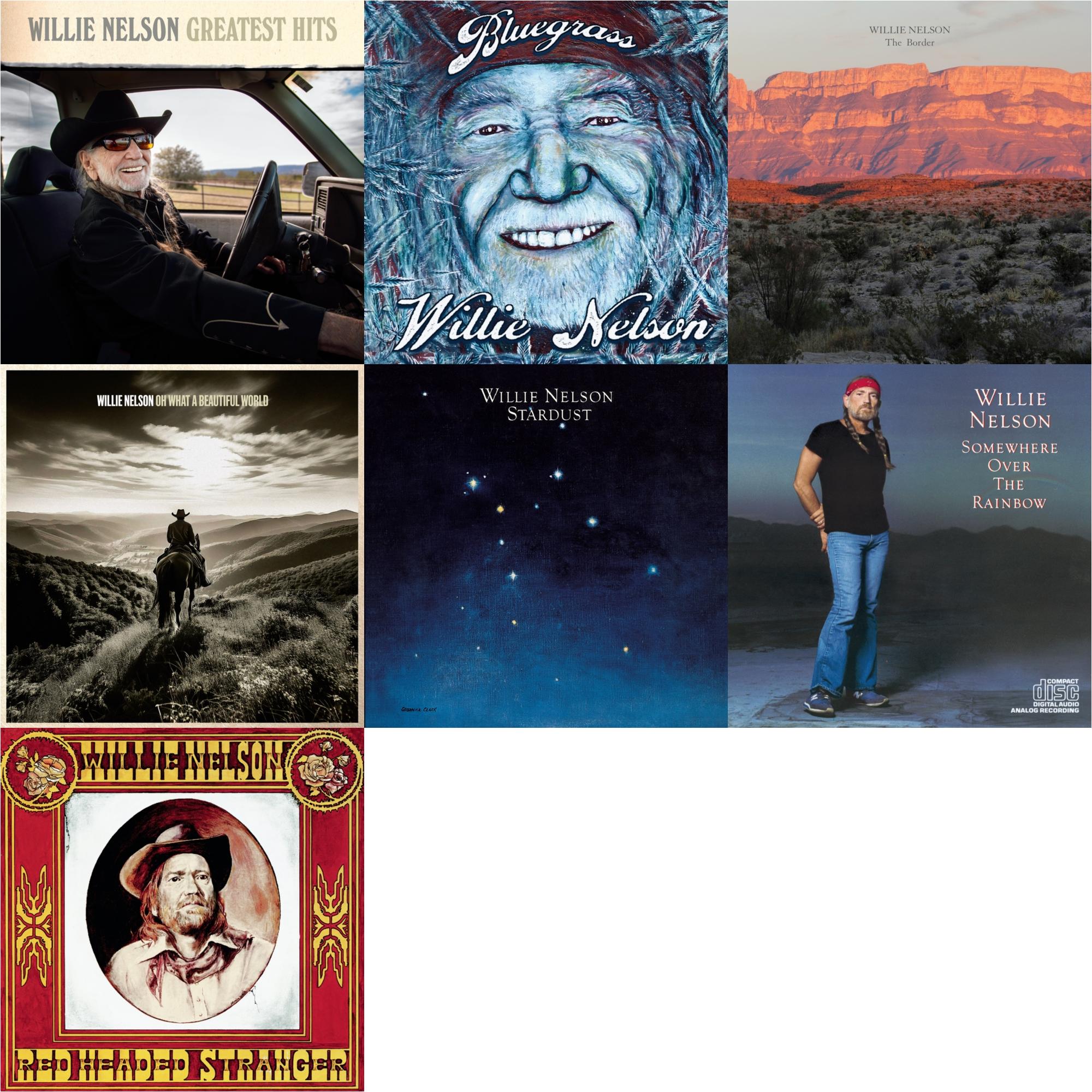 Greatest Hits & Bluegrass & Border & Oh What A Beautiful World & Stardust & Over The Rainbow & Red Headed Stranger