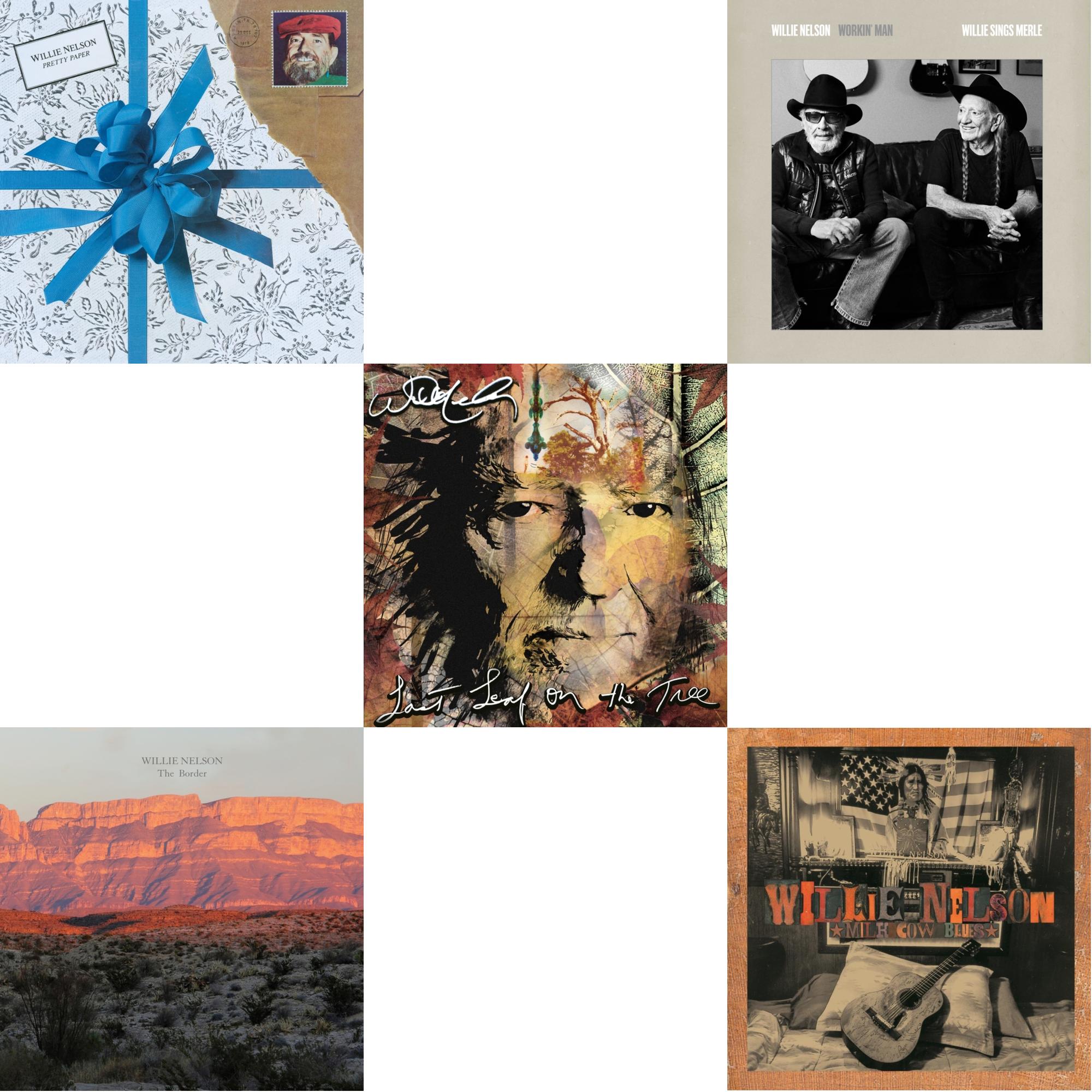 Pretty Paper & Border & Last Leaf On The Tree (Amber Fossil Vinyl/2LP) & Workin Man: Willie Sings Merle & Milk Cow Blues (2LP/180G)