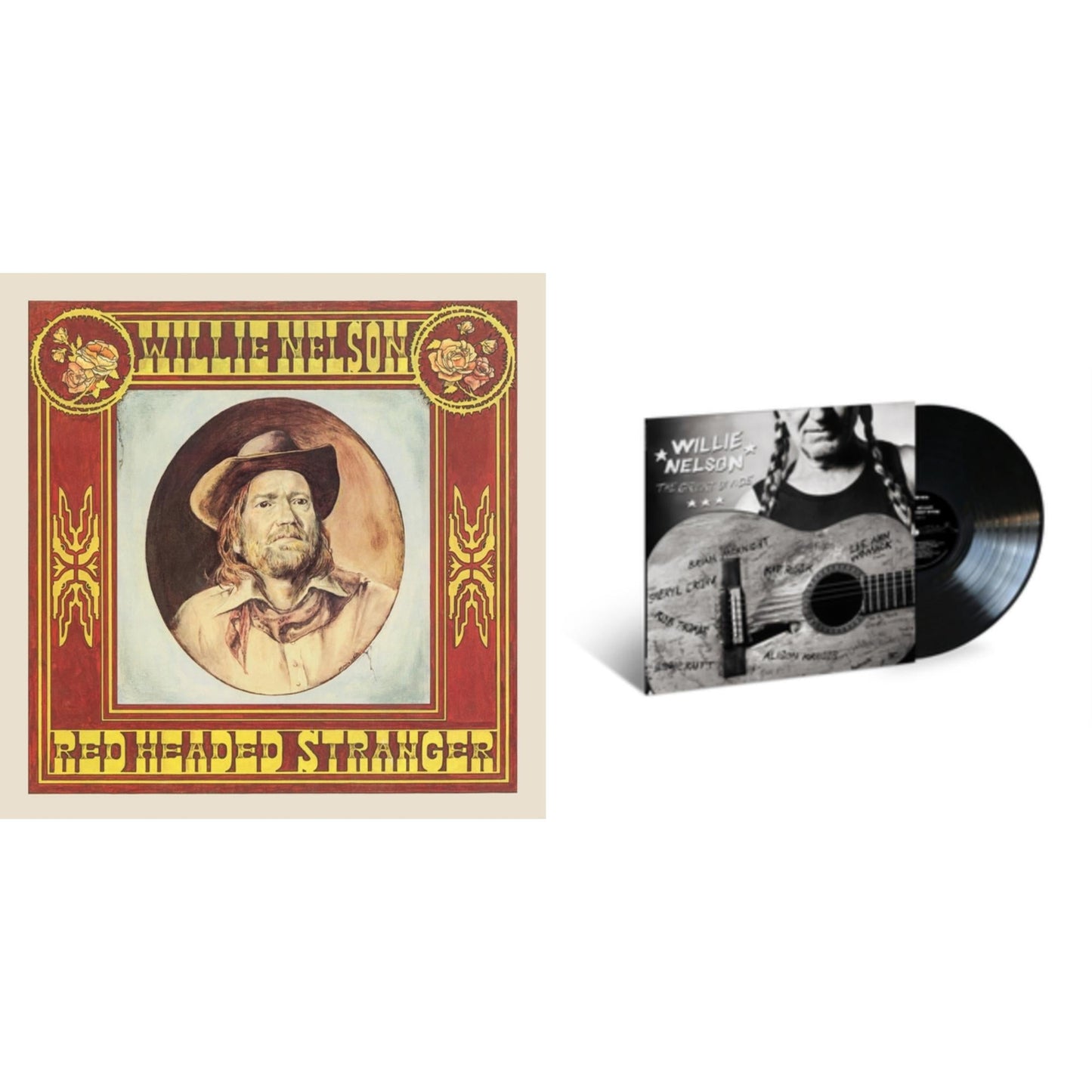 This is a 2 LP Vinyl SKU bundle.
1.This LP Vinyl is brand new.Format: LP VinylMusic Style: CountryThis item's title is: Red Headed Stranger (150G/Dl Insert)Artist: Willie NelsonLabel: LEGACY/ COLUMBIABarcode: 190759589519Release Date: 8/23/2019
2.This LP Vinyl is brand new.