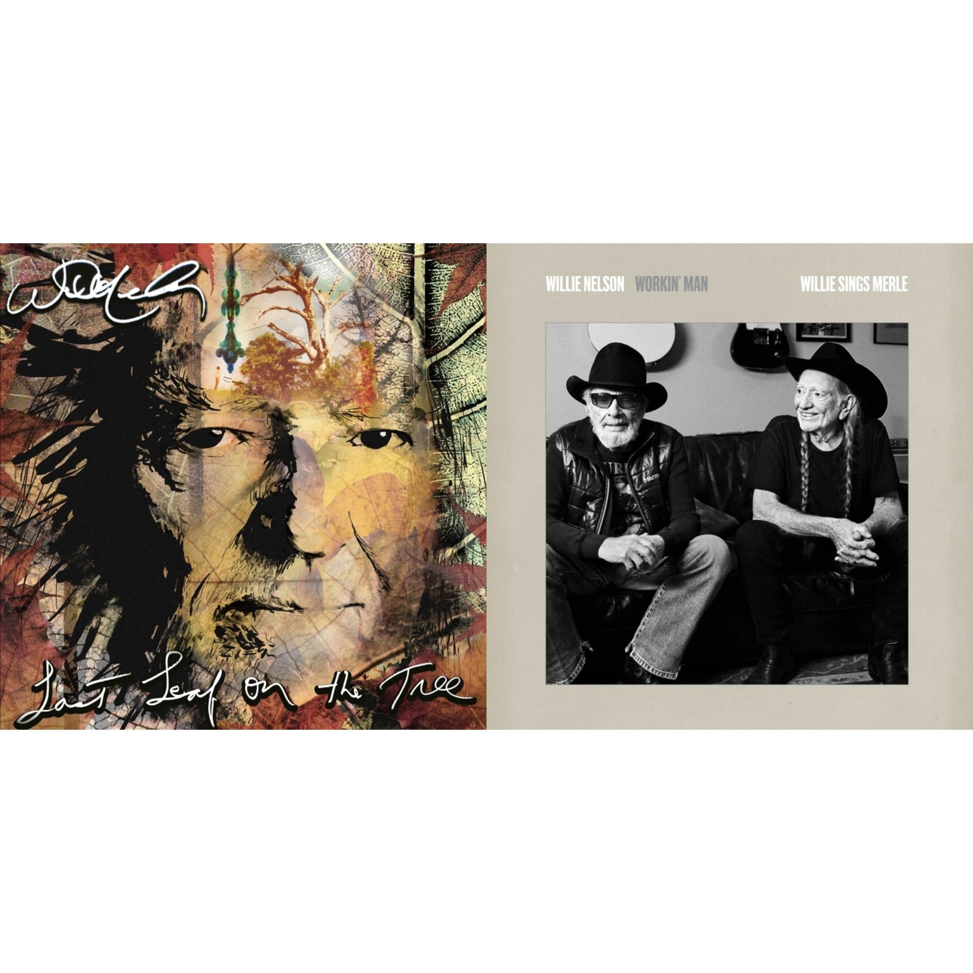 Last Leaf On The Tree (Amber Fossil Vinyl/2LP) & Workin Man: Willie Sings Merle