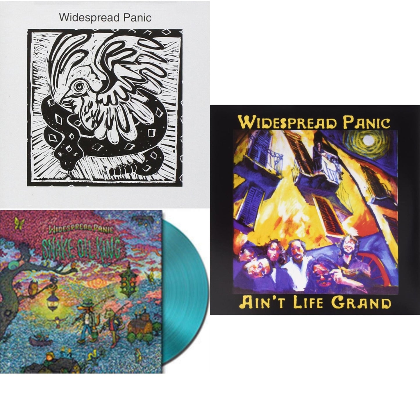 This is a 3 LP Vinyl SKU bundle.
1.This LP Vinyl is brand new.Format: LP VinylMusic Style: Blues RockThis item's title is: Widespread Panic (2LP/Black & White Vinyl)Artist: Widespread PanicLabel: WIDESPREAD RECORDSBarcode: 888430664715Release Date: 1/28/2022
2.