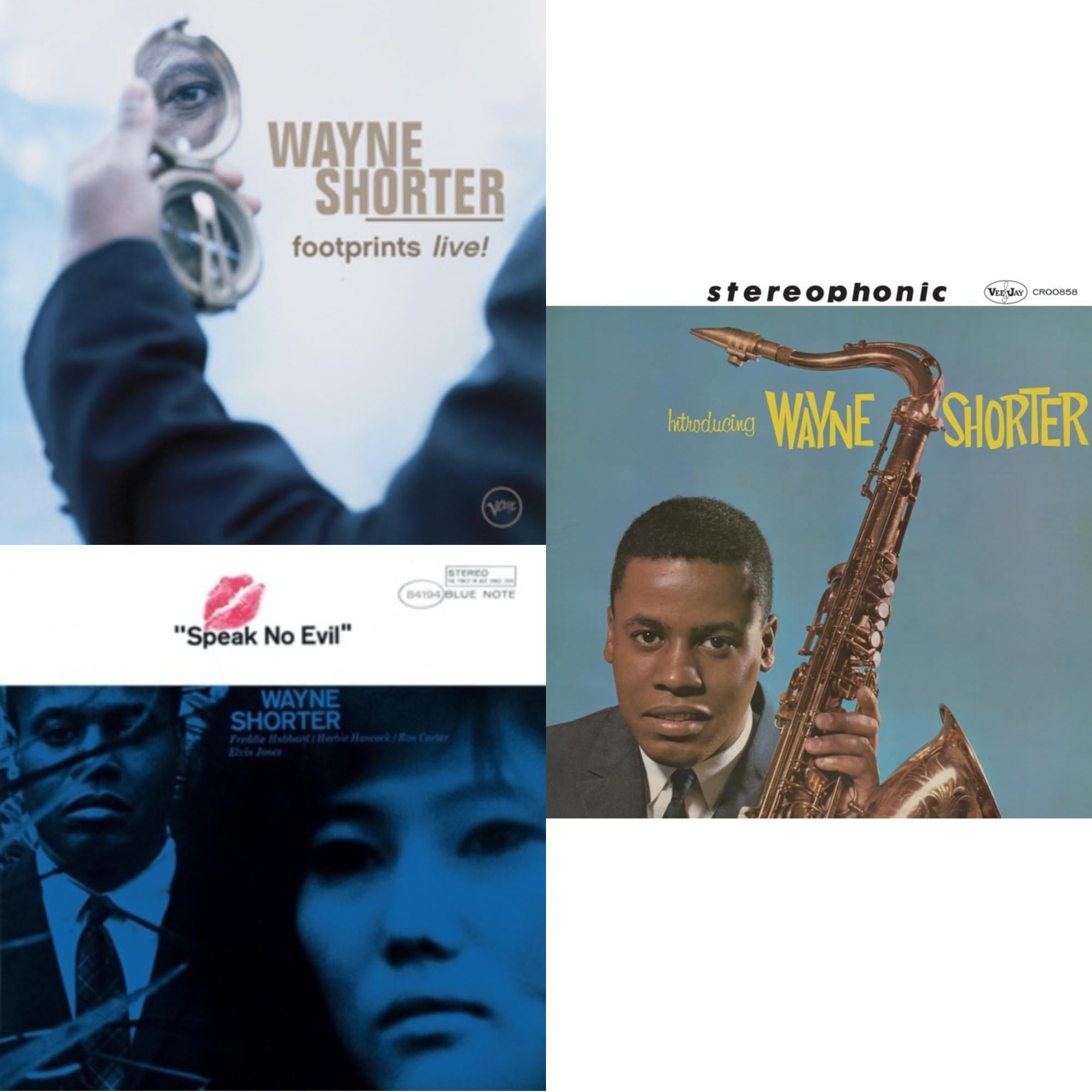Footprints Live (Verve By Request Series) (2LP) & Speak No Evil (Blue Note Classic LP Vinyl Series) & Introducing Wayne Shorter (Original Jazz Classics Series) (180G)