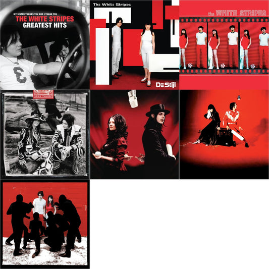 This is a 7 LP Vinyl SKU bundle.
1.This LP Vinyl is brand new.Format: LP VinylMusic Style: HouseThis item's title is: White Stripes Greatest Hits (2LP)Artist: White StripesLabel: Modular RecordingsBarcode: 813547029638Release Date: 12/4/2020
2.This LP Vinyl is brand new.