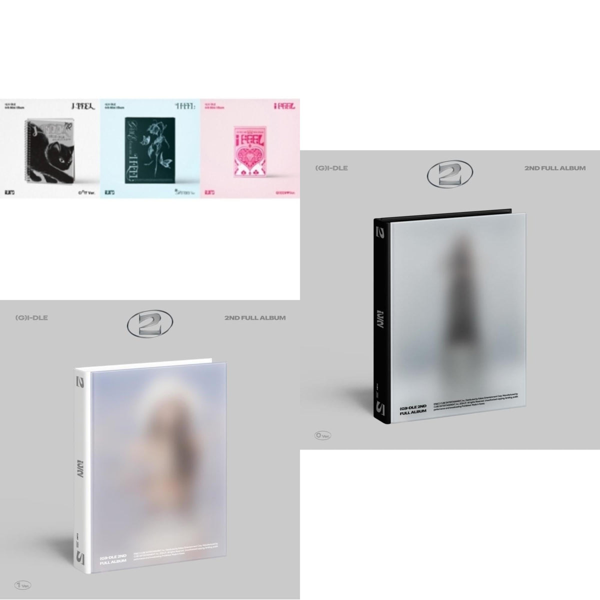 This is a 3 CD SKU bundle.
1.This CD is brand new.Format: CDThis item's title is: 2 (0 Ver.)Artist: I-DleBarcode: 196922754012Release Date: 3/1/2024
2.This CD is brand new.Format: CDThis item's title is: 2 (1 Ver.