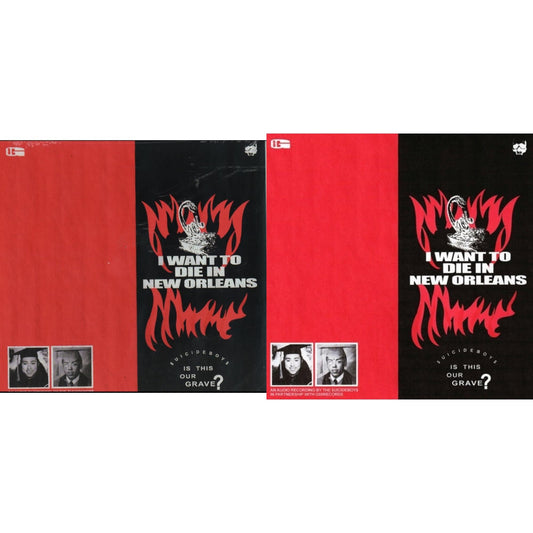 This is a 2 LP Vinyl SKU bundle.
1.This LP Vinyl is brand new.Format: LP VinylMusic Style: TrapThis item's title is: I Want To Die In New Orleans (Red/Black LP Vinyl)Artist: $Uicideboy$Label: G*59 RecordsBarcode: 842812109126Release Date: 1/3/2022
2.This LP Vinyl is brand new.