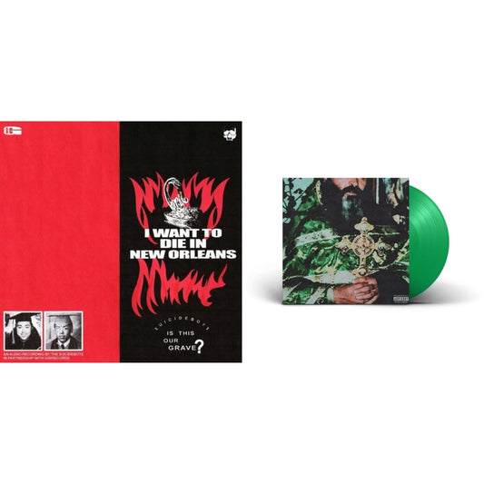 This is a 2 LP Vinyl SKU bundle.
1.This LP Vinyl is brand new.Format: LP VinylMusic Style: TrapThis item's title is: I Want To Die In New Orleans (Silver LP Vinyl)Artist: $Uicideboy$Label: G*59 RecordsBarcode: 842812109140Release Date: 1/3/2022
2.This LP Vinyl is brand new.