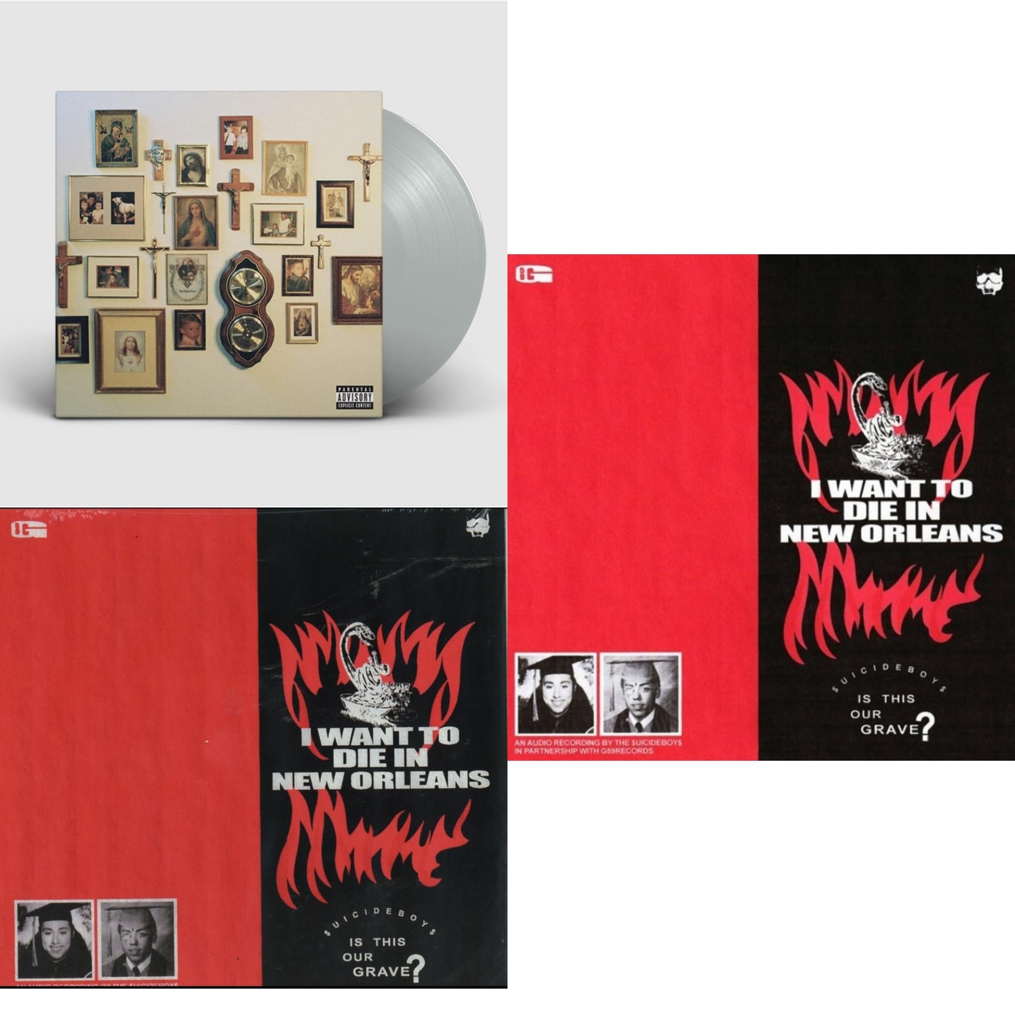 Thy Kingdom Come (Translucent Natural LP Vinyl) & I Want To Die In New Orleans (Red/Black LP Vinyl) & I Want To Die In New Orleans (Silver LP Vinyl)