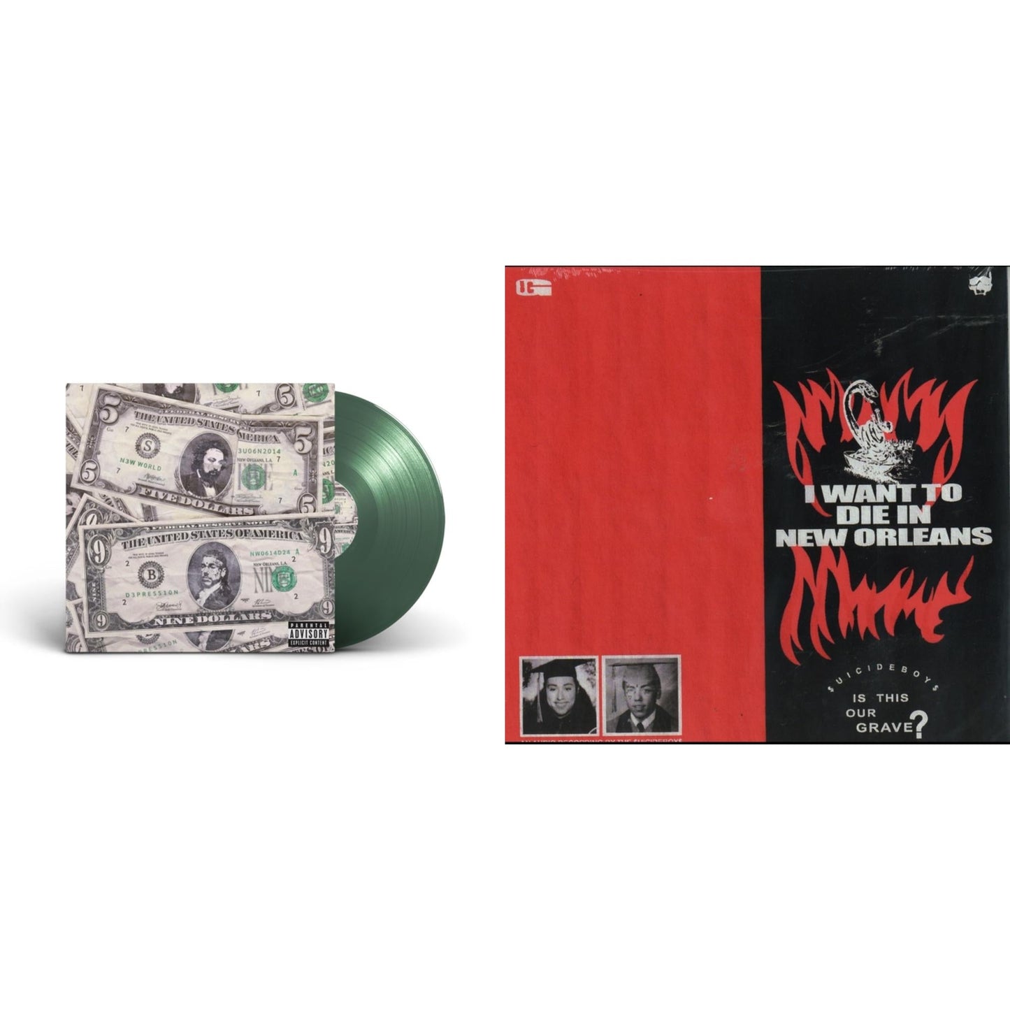 This is a 2 LP Vinyl SKU bundle.
1.This LP Vinyl is brand new.Format: LP VinylThis item's title is: New World Depression (Coke Bottle LP Vinyl)Artist: $Uicideboy$Barcode: 198391598197Release Date: 6/14/2024
2.This LP Vinyl is brand new.