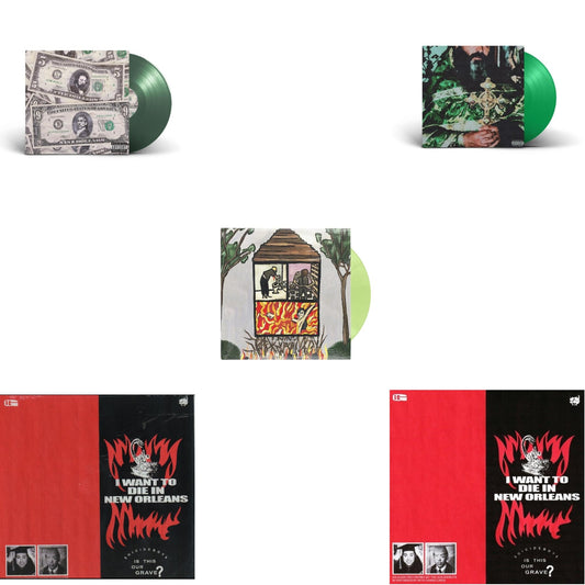 This is a 5 LP Vinyl SKU bundle.
1.This LP Vinyl is brand new.Format: LP VinylThis item's title is: New World Depression (Coke Bottle LP Vinyl)Artist: $Uicideboy$Barcode: 198391598197Release Date: 6/14/2024
2.This LP Vinyl is brand new.