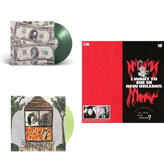 This is a 3 LP Vinyl SKU bundle.
1.This LP Vinyl is brand new.Format: LP VinylMusic Style: Cloud RapThis item's title is: Long Term Effects Of Suffering (Glow Green LP Vinyl)Artist: $Uicideboy$Label: G*59 RecordsBarcode: 196292283754Release Date: 5/13/2022
2.