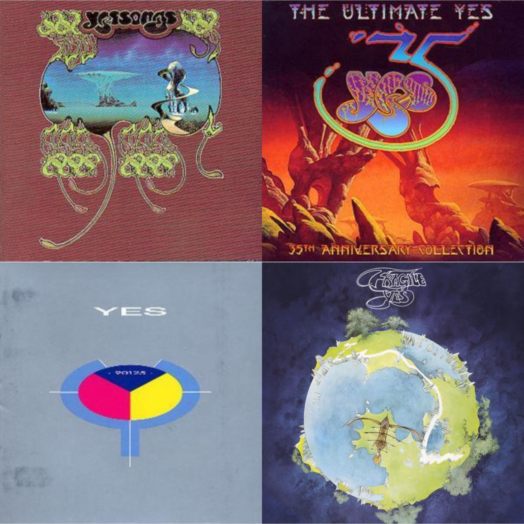 Yessongs & Ultimate Yes (35Th Anniversary) & 90125 & Fragile
